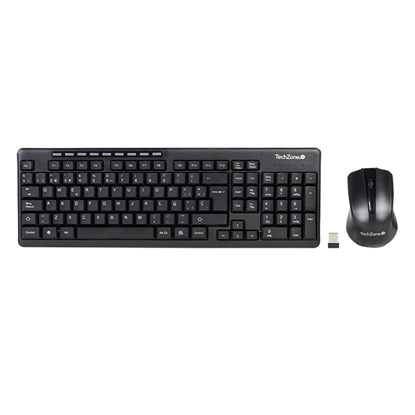 Combo Teclado y Mouse Inalámbrico – TechZone MX