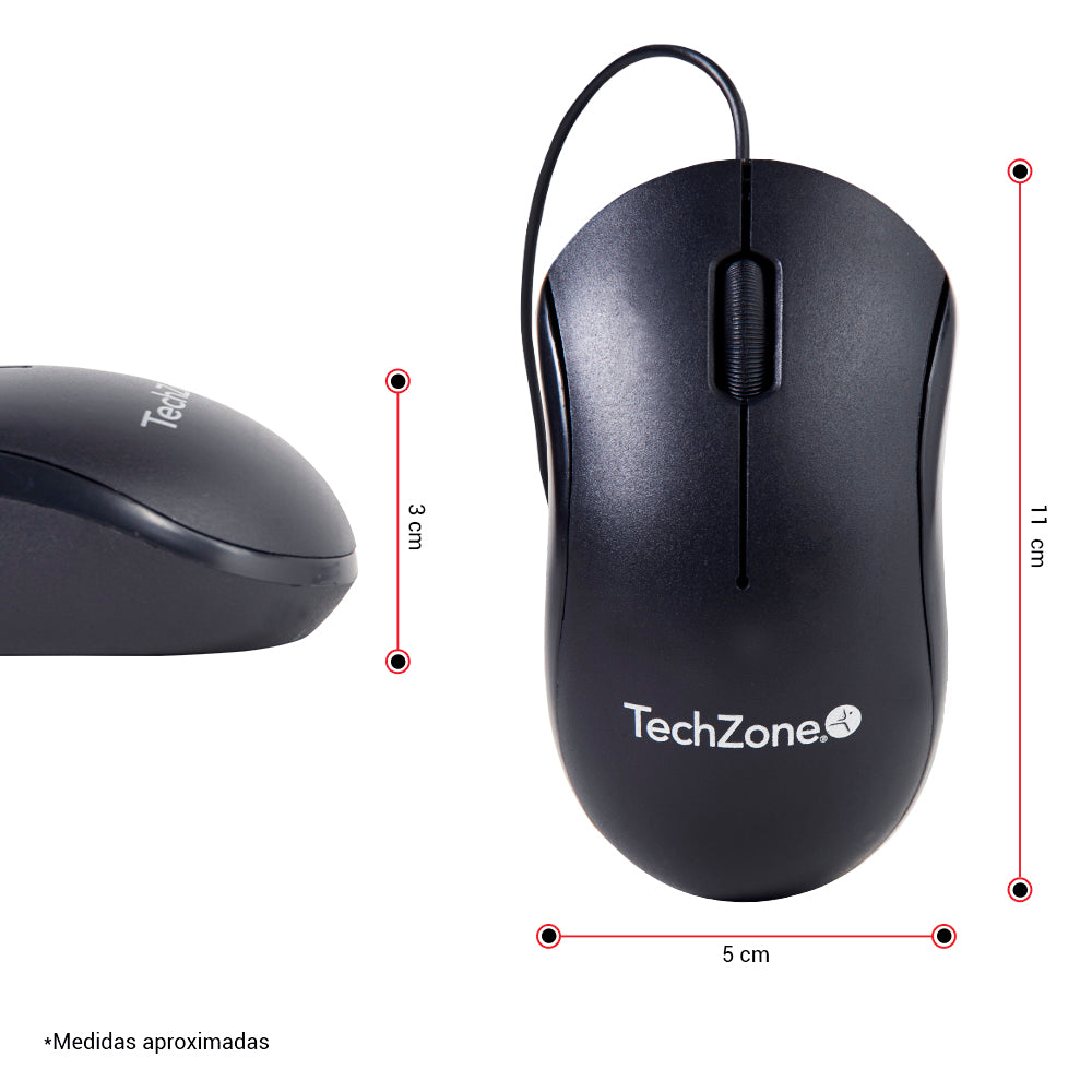 Image Mouse Óptico Alámbrico USB 1000 DPIs